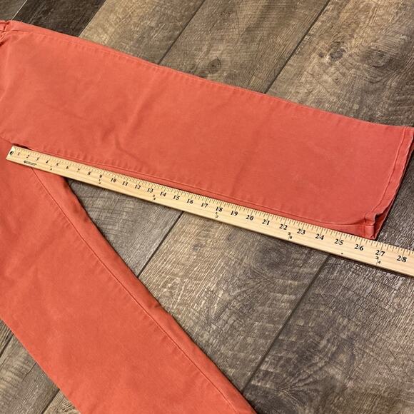 SOFT SURROUNDINGS Metro Burnt Orange Pull On Skinny Pants Medium Petite - Picture 3 of 5